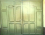 Покраска металлических ворот,  Используется автомобильная краска.Гравит