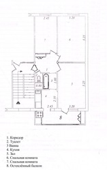 3-х ком.квартира ТТЗ-2 (около базара)